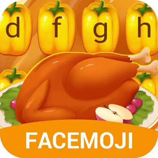 Free play online Thanksgiving Emoji Keyboard theme  APK