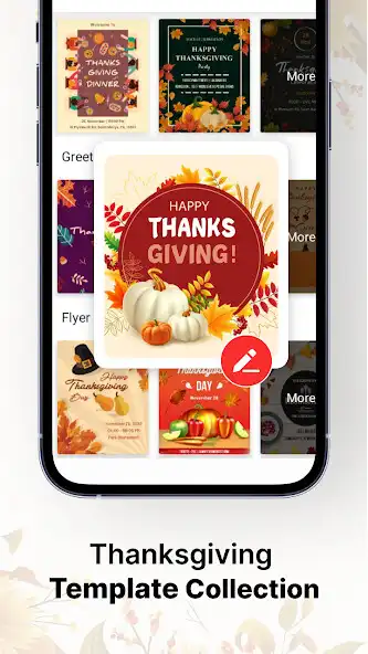 Play Thanks Giving Flyer as an online game Thanks Giving Flyer with UptoPlay