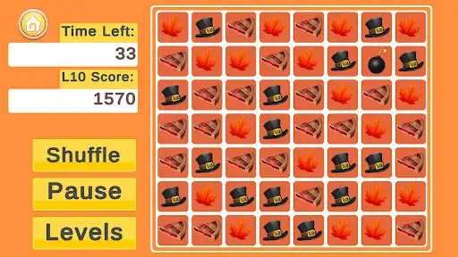 Play Thanksgiving Match 3 Game  and enjoy Thanksgiving Match 3 Game with UptoPlay