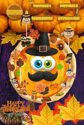 Play Thanksgiving Pizza Maker Baker - Cook  Make Candy
