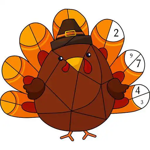 Play Thanks Giving Poly Art - Color by Number Puzzle APK