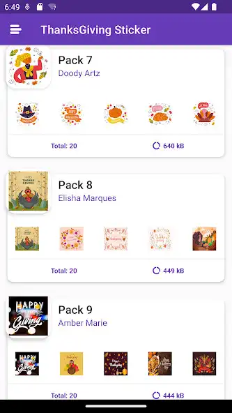 Play ThanksGiving Stickers Wastickr  and enjoy ThanksGiving Stickers Wastickr with UptoPlay