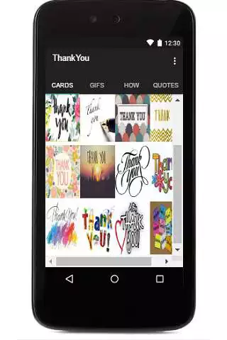 Play Thank You Cards and Quotes