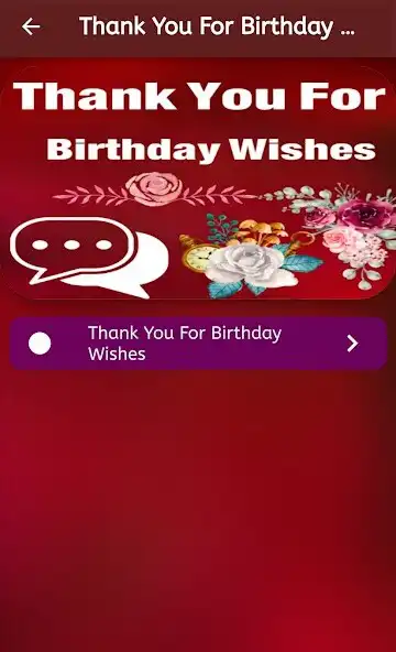 Play Thank You for Birthday Wishes as an online game Thank You for Birthday Wishes with UptoPlay