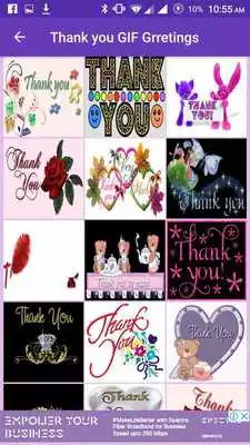 Play Thank you GIF Greetings