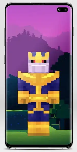 Play Thanos Skin for Minecraft as an online game Thanos Skin for Minecraft with UptoPlay