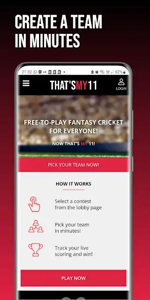 Play Thats My 11 - Fantasy Cricket  and enjoy Thats My 11 - Fantasy Cricket with UptoPlay