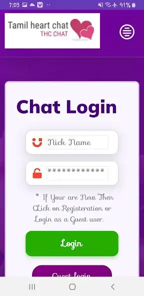 Play THC-TAMIL Heart Chat App as an online game THC-TAMIL Heart Chat App with UptoPlay