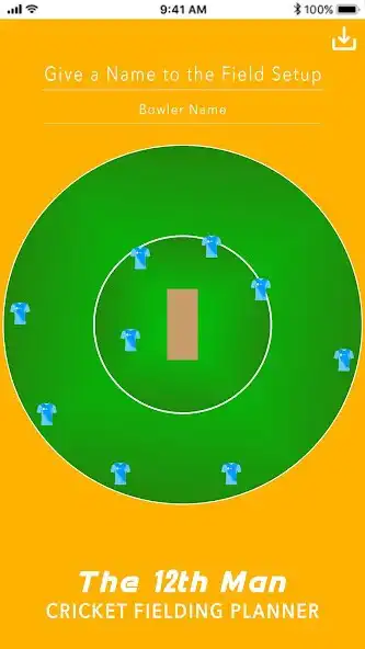 Play The 12th Man - Cricket Fielding Planner as an online game The 12th Man - Cricket Fielding Planner with UptoPlay