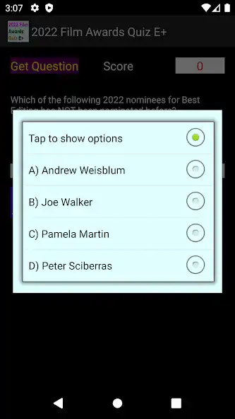 Play The 2022 Film Awards Quiz E+ as an online game The 2022 Film Awards Quiz E+ with UptoPlay