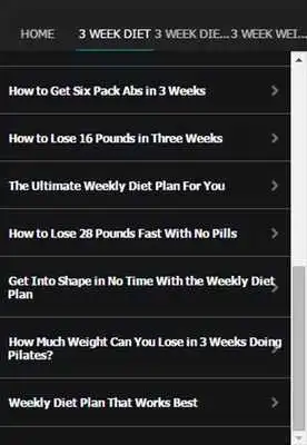 Play The 3 Week Diet