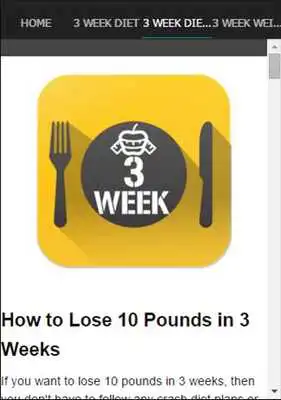 Play The 3 Week Diet