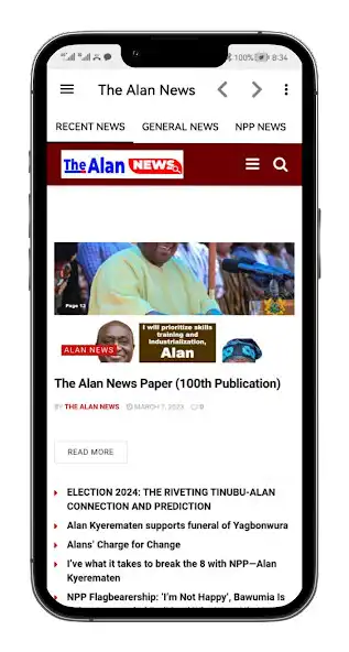 Play The Alan News as an online game The Alan News with UptoPlay