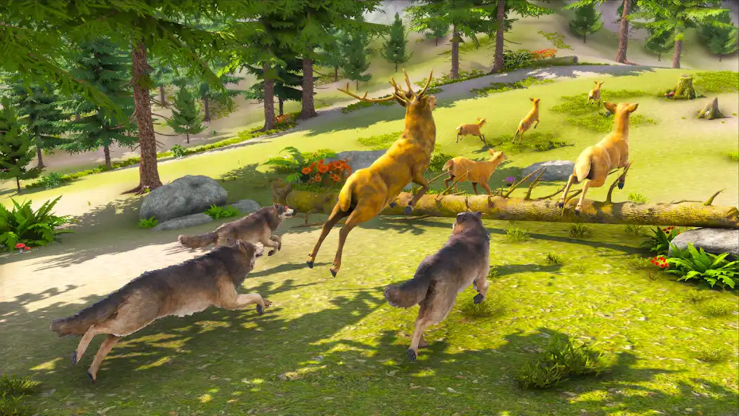 Play The Alpha: Wolf RPG Simulator as an online game The Alpha: Wolf RPG Simulator with UptoPlay