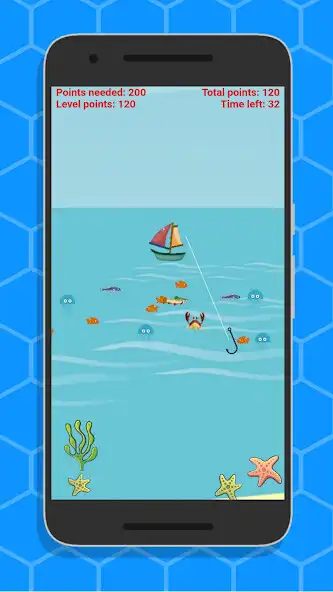 Play the amazing fisherman - fishing game as an online game the amazing fisherman - fishing game with UptoPlay