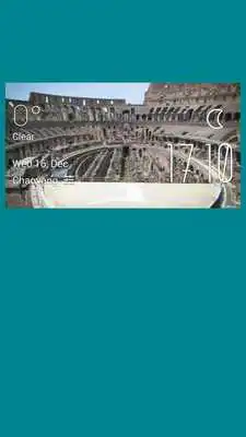 Play The arena weather widget/clock