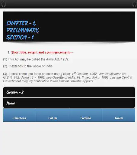 Play The Arms Act 1959 English as an online game The Arms Act 1959 English with UptoPlay