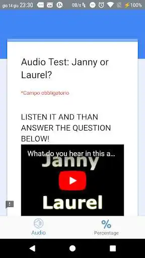 Play The Audio Test: Janny or Laurel?  and enjoy The Audio Test: Janny or Laurel? with UptoPlay