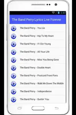 Play The Band Perry Lyrics Done