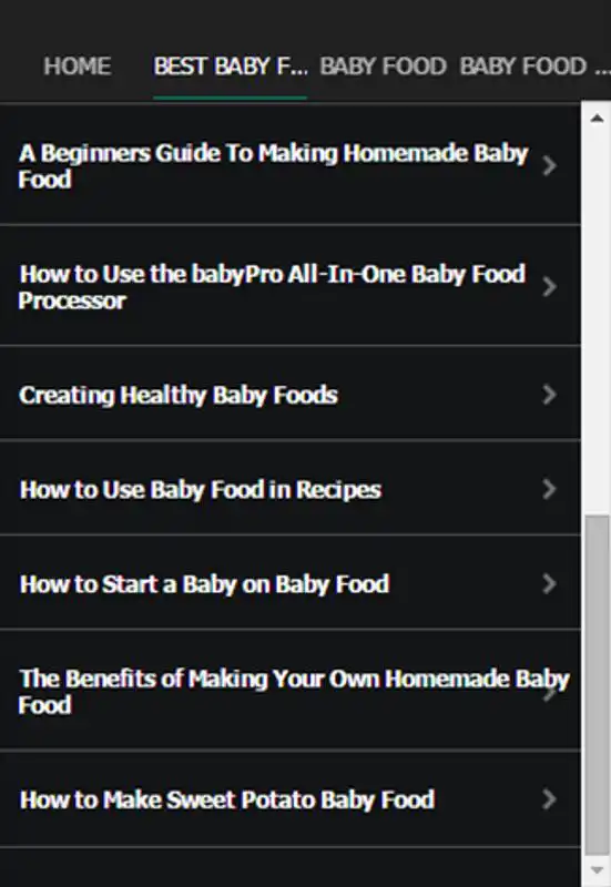 Play The Best Baby Food