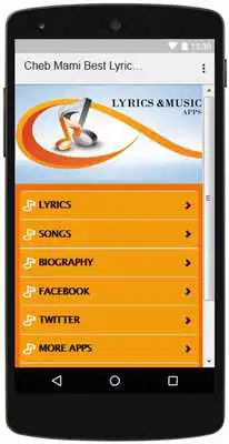 Play The Best Music  Lyrics Cheb Mami