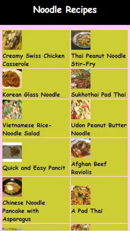 Play The Best Noodle Recipes