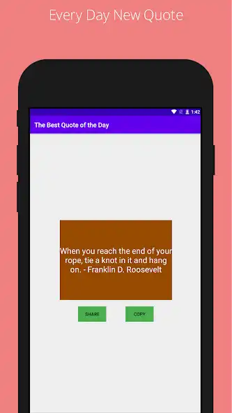 Play The Best Quote of The Day  and enjoy The Best Quote of The Day with UptoPlay