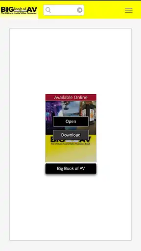 Play The Big Book of AV