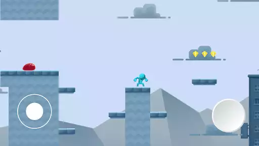 Play The Blue City Runner as an online game The Blue City Runner with UptoPlay