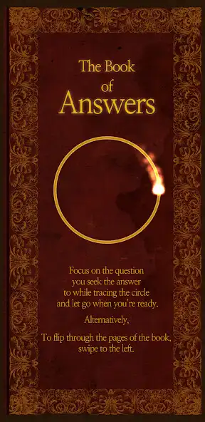 Play The Book Of Answers as an online game The Book Of Answers with UptoPlay