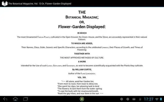 Play The Botanical Magazine Vol. 13