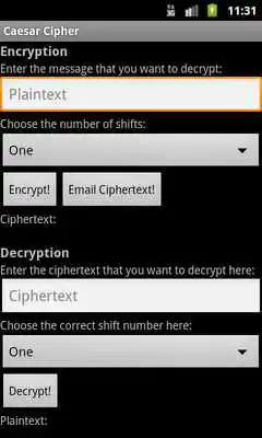 Play The Caesar Cipher