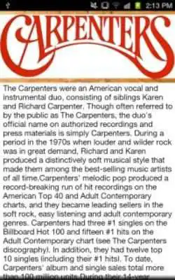 Play The Carpenters