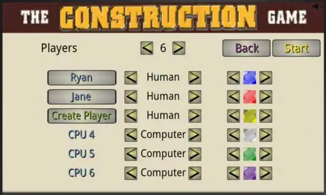 Play The Construction Game - Lite