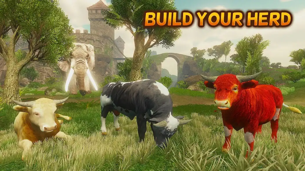 Play The Cow - Animal Simulator as an online game The Cow - Animal Simulator with UptoPlay