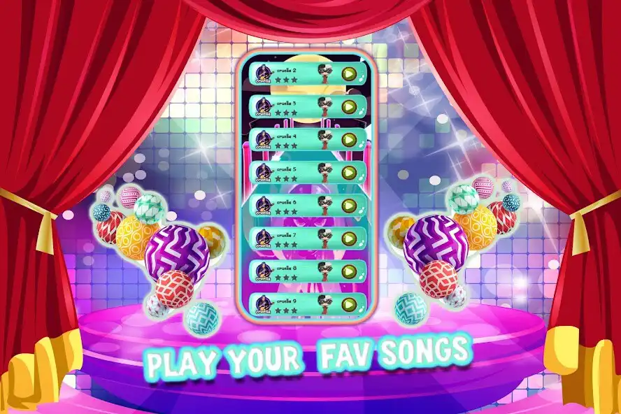 Play the cruella : tiles hop edm rush dancing ball as an online game the cruella : tiles hop edm rush dancing ball with UptoPlay