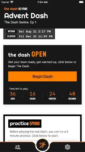 Play The Dash as an online game The Dash with UptoPlay