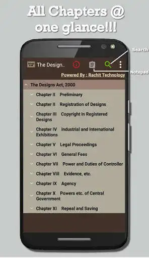 Play APK The Designs Act 2000  and enjoy The Designs Act 2000 with UptoPlay com.rachittechnology.TheDesignsAct2000