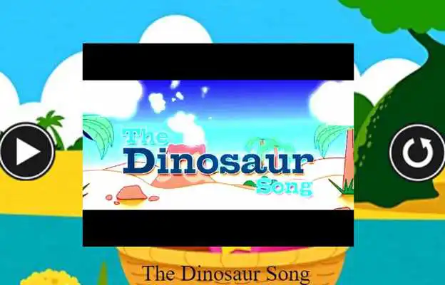 Play The Dinosaur Song - offline video app for kids