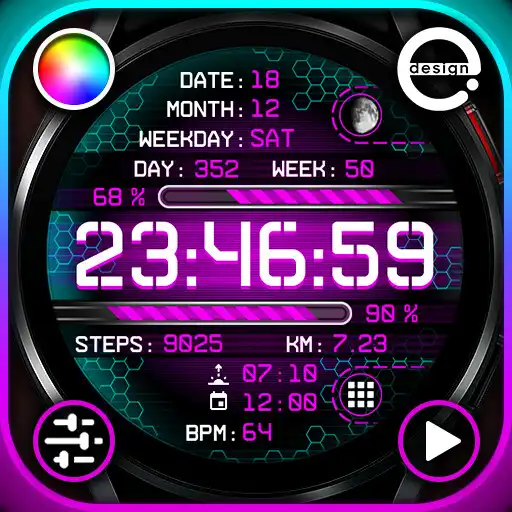 Play The DISTRICT - watch face APK