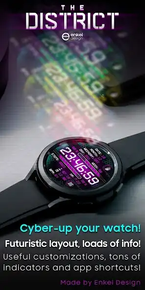 Play The DISTRICT - watch face  and enjoy The DISTRICT - watch face with UptoPlay