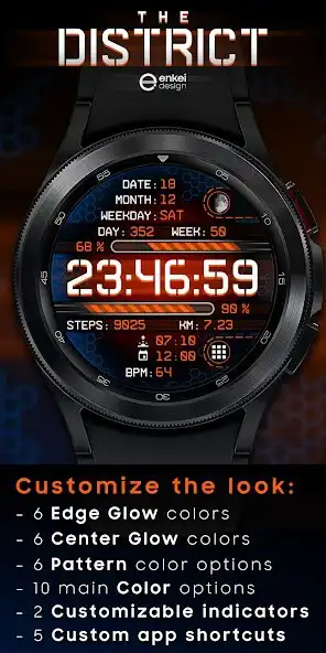 Play The DISTRICT - watch face as an online game The DISTRICT - watch face with UptoPlay