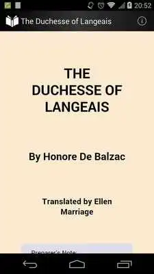 Play The Duchesse of Langeais