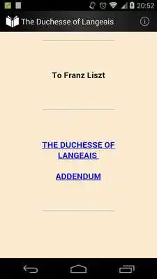 Play The Duchesse of Langeais