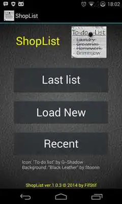 Play THE Easy Shopping List