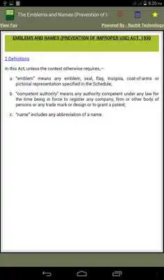 Play The Emblems and Names Act 1950