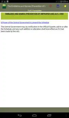 Play The Emblems and Names Act 1950