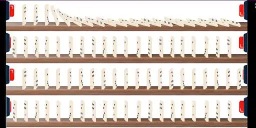 Play The endless dominoes falling  and enjoy The endless dominoes falling with UptoPlay