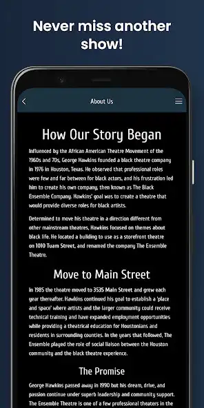Play The Ensemble Theatre as an online game The Ensemble Theatre with UptoPlay