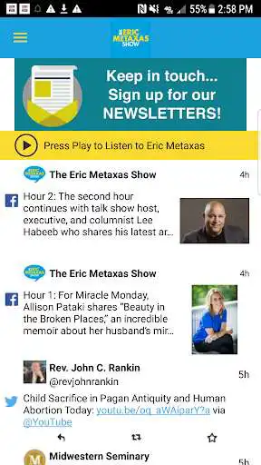 Play The Eric Metaxas Show Play The Eric Metaxas Show